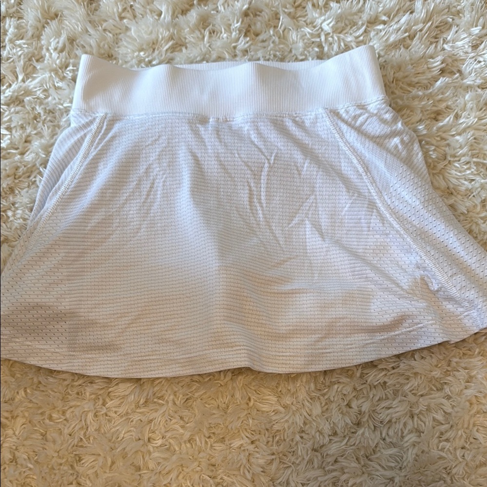 Lululemon White Tennis Skirt